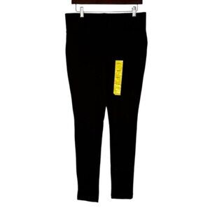 Philosophy Leggings Womens Medium Brown Pull On Ankle Career Pant Stretch